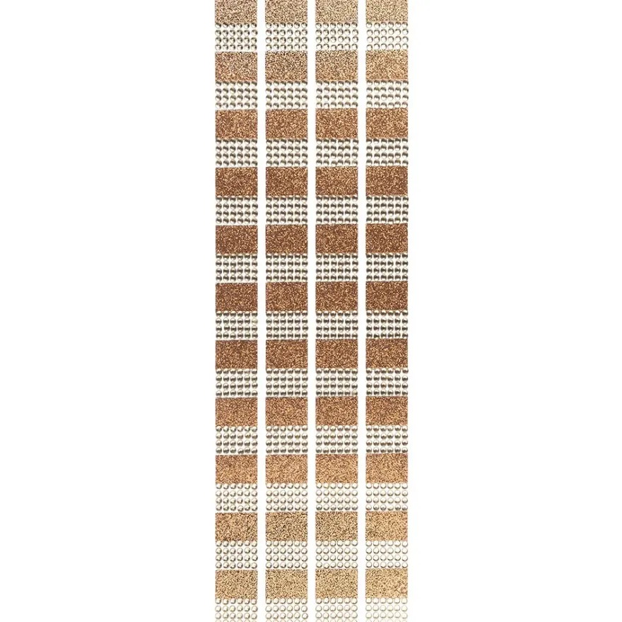Royal-Glitzer-Bordüren, selbstklebend, 27,5cm, champagner
