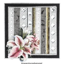Royal-Schmuck, 5 selbstklebende Bordüren, 29 cm, klar