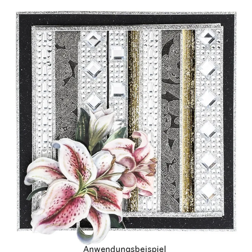 Royal-Schmuck, 5 selbstklebende Bordüren, 29 cm, klar