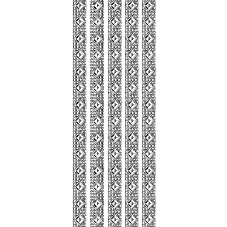 Royal-Schmuck, 5 selbstklebende Bordüren, 29 cm, klar