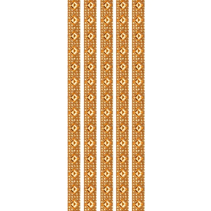 Royal-Schmuck, 5 selbstklebende Bordüren, 29 cm, orange