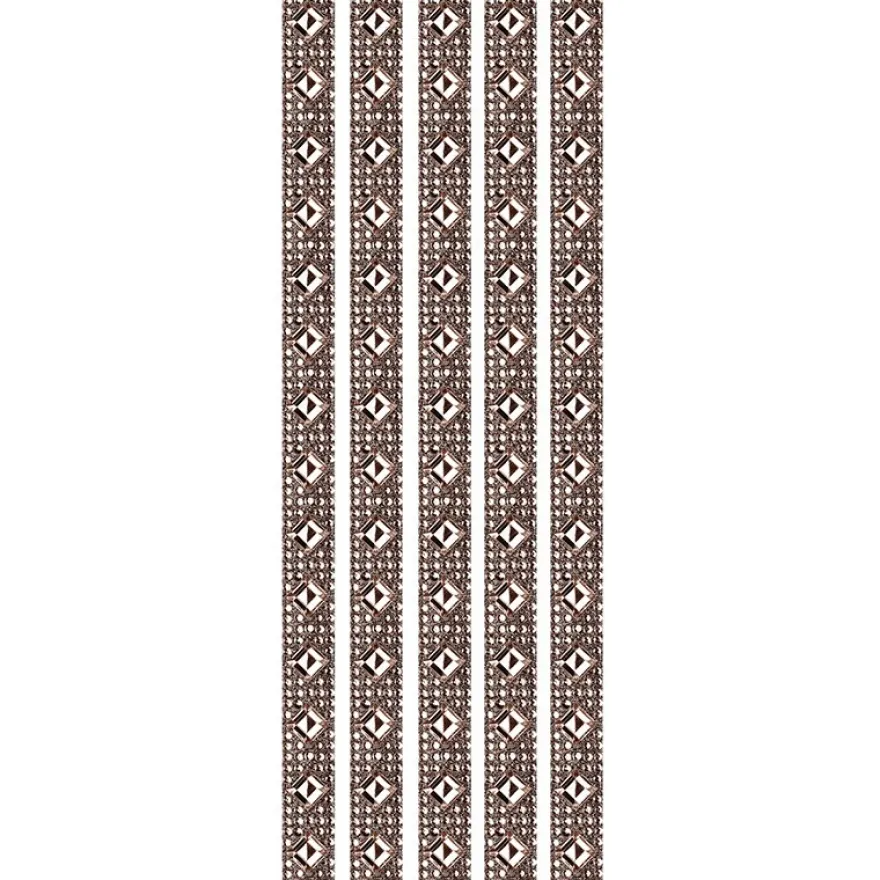 Royal-Schmuck, 5 selbstklebende Bordüren, 29 cm, dunkelbraun