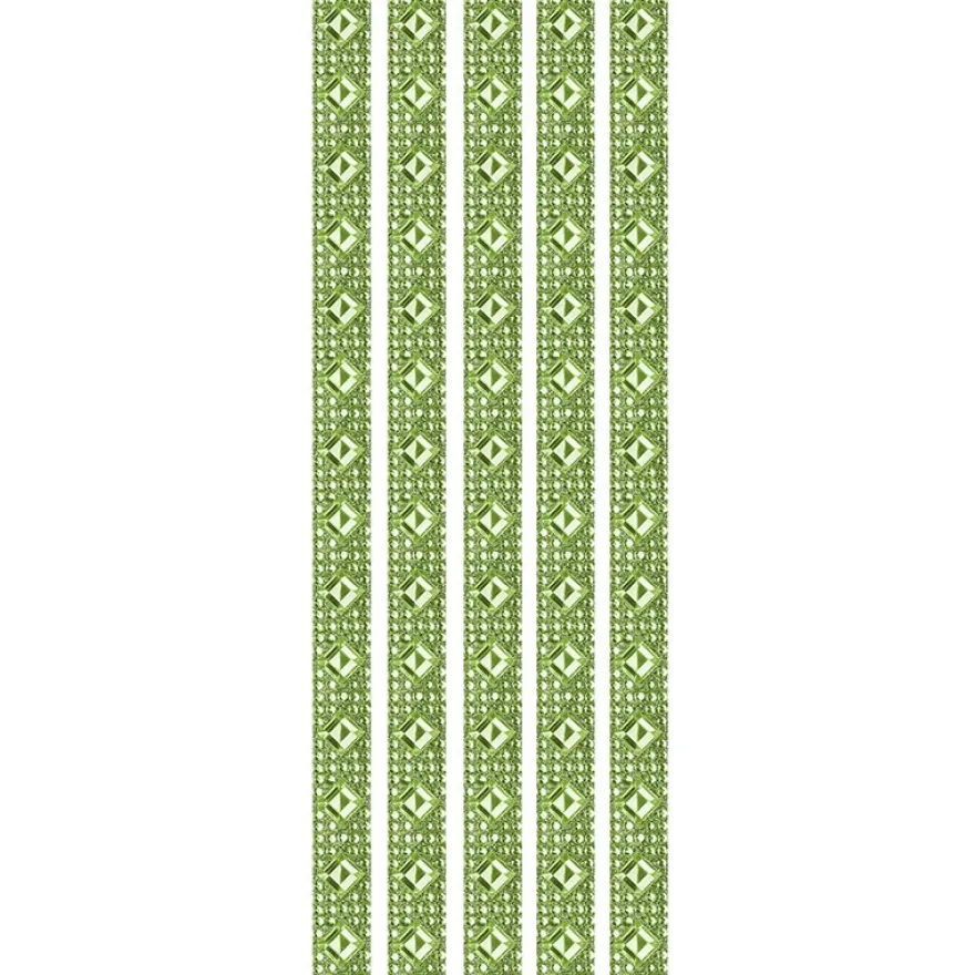 Royal-Schmuck, 5 selbstklebende Bordüren, 29 cm, grün