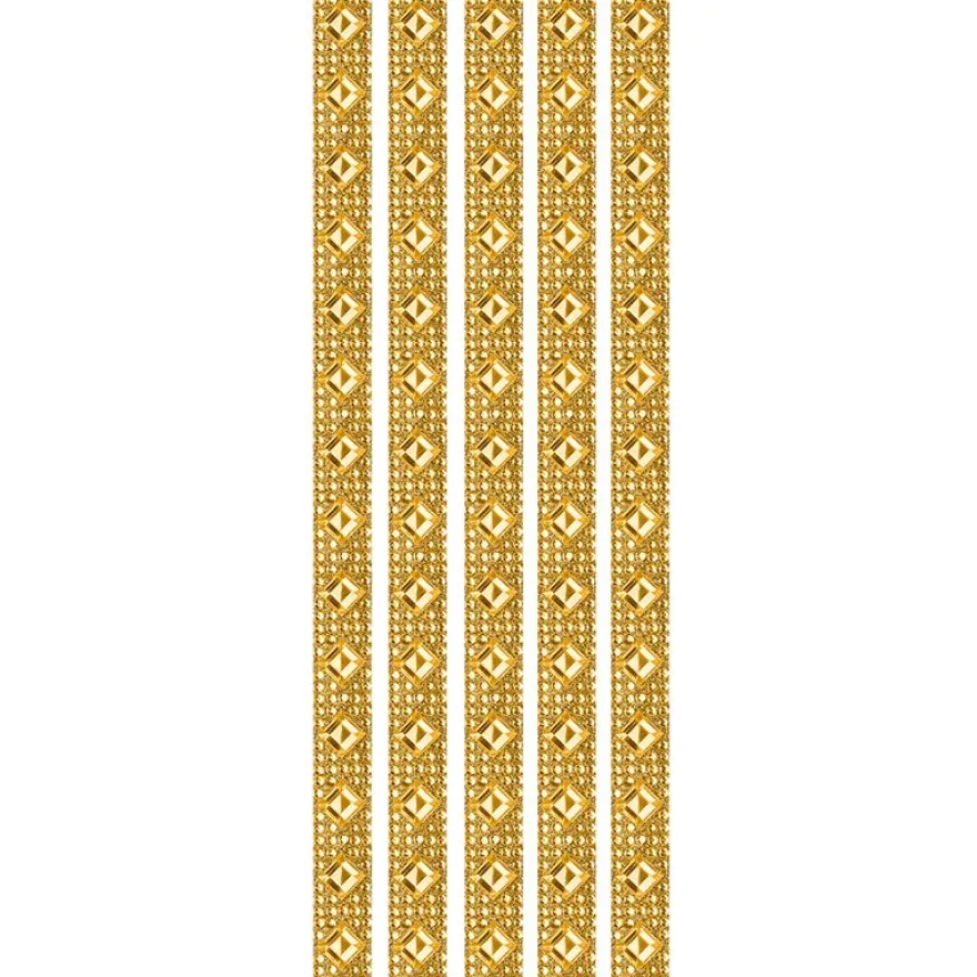 Royal-Schmuck, 5 selbstklebende Bordüren, 29 cm, champagner