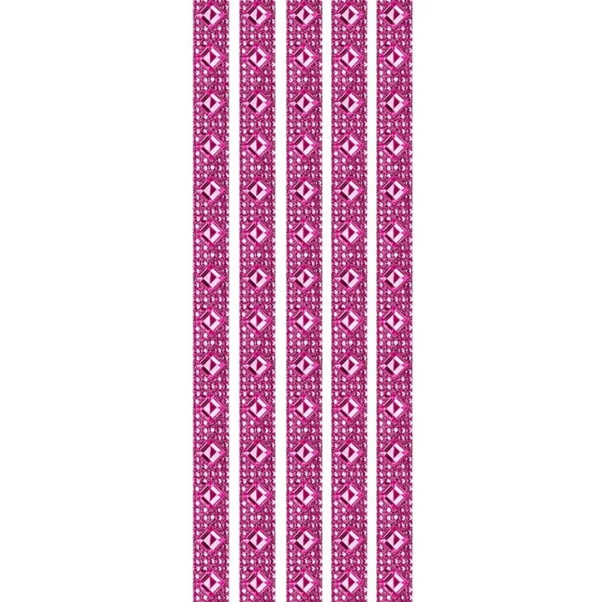 Royal-Schmuck, 5 selbstklebende Bordüren, 29 cm, fuchsia