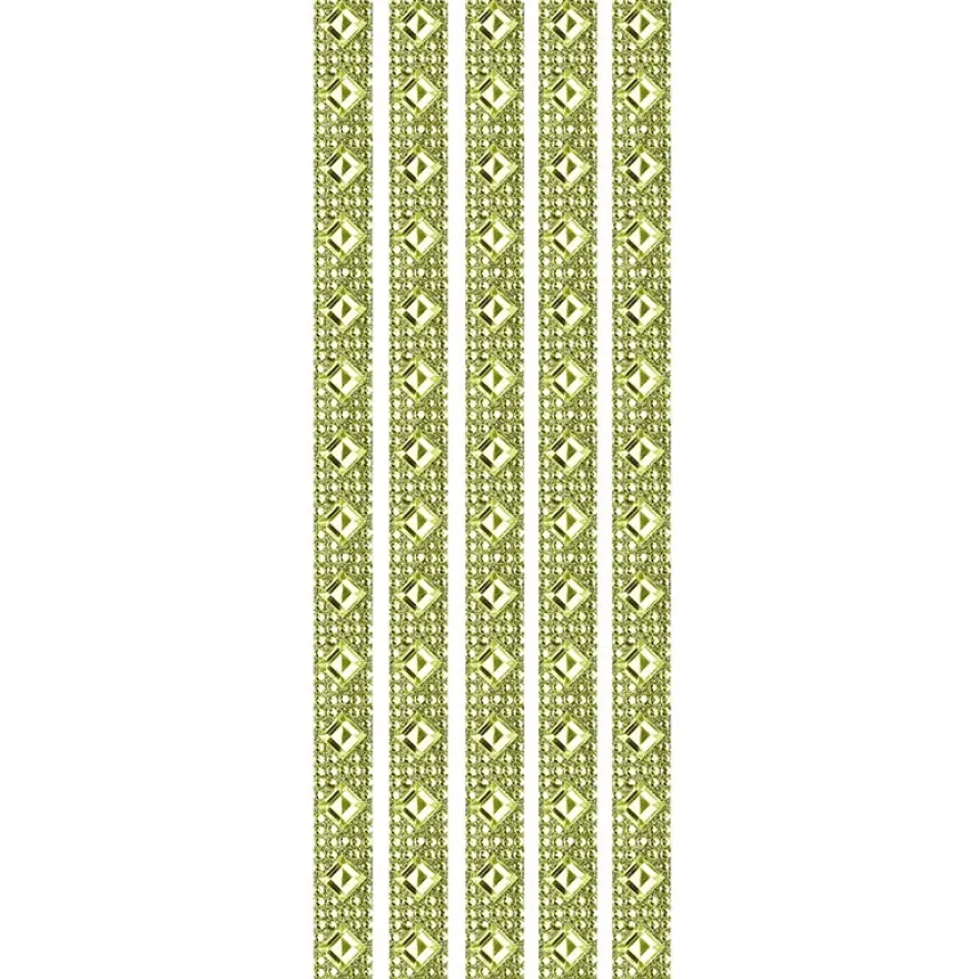 Royal-Schmuck, 5 selbstklebende Bordüren, 29 cm, gelb