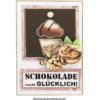 Rubbel-Transferbogen, Schoko-Texte, 10cm x 30cm, 10 Bogen