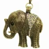 Schmuckanhänger Elefant, 5,9 x 5,4 cm, messingfarben