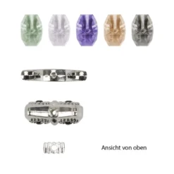 Schmuck-Anhänger Eulen 4, 3,5cm, 5 verschiedene Designs
