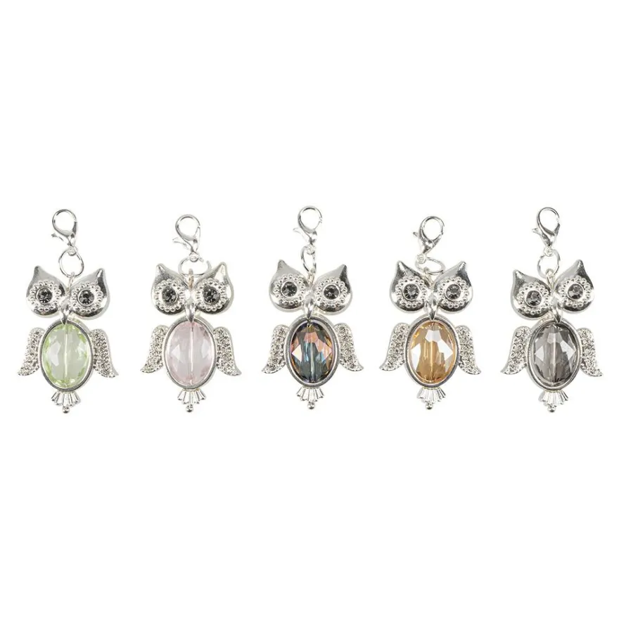 Schmuck-Anhänger Eulen 4, 3,5cm, 5 verschiedene Designs