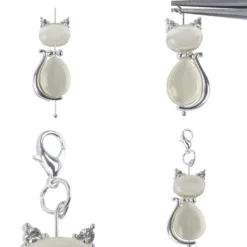 Schmuck-Anhänger Katzen 2, 3,8cm, 5 verschiedene Designs