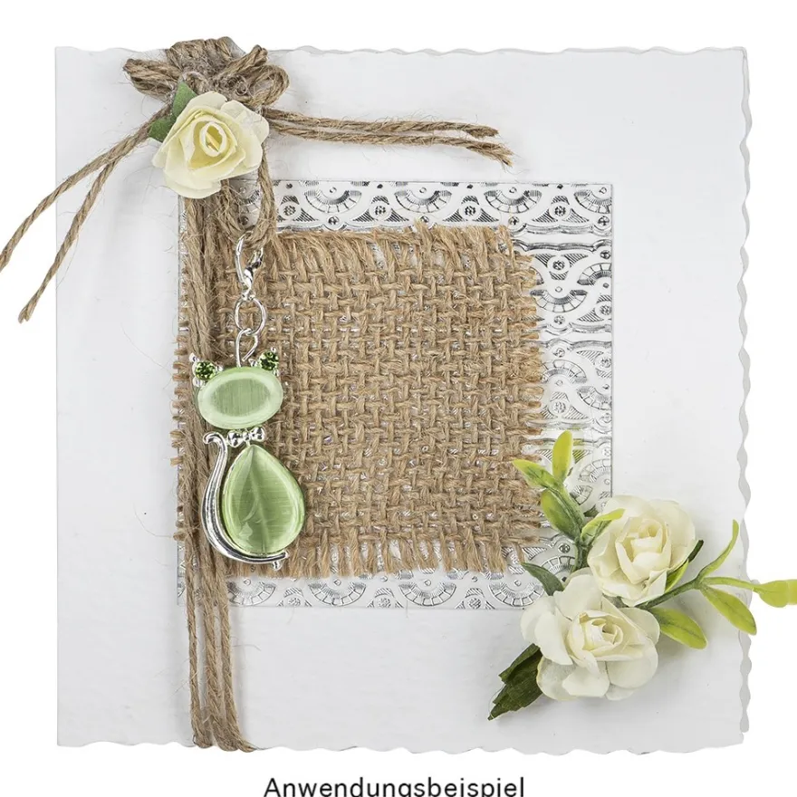 Schmuck-Anhänger Katzen 2, 3,8cm, 5 verschiedene Designs