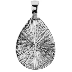 Schmuckanhänger, Rohlinge, Design 3, versch. Designs & Größen, silber, 6 Stück
