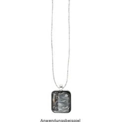 Schmuckanhänger, Rohlinge, Design 1, versch. Designs & Größen, silber, 6 Stück