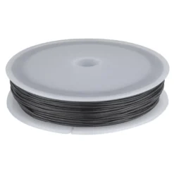 Schmuckband, elastisch, Ø 0,8mm, 20m, schwarz