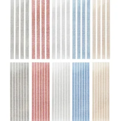 Schmuckstein-Bordüren, Collier, 10cm x 30cm, rund, versch. Farben & Größen, selbstklebend, 10 Bogen