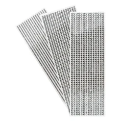 Schmuckstein-Bordüren, metallic, 10cm x 30cm, verschiedene Größen, facettiert, anthrazit, 3 Bogen