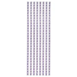 Schmuckstein-Bordüren Mira, selbstklebend, facettiert, 29cm, violett-irisierend