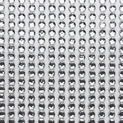 Schmuckstein-Bordüren, rund: Ø 3mm, Ø 4mm, Ø 5mm, selbstklebend, facettiert, klar, 3 Bogen
