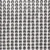 Schmuckstein-Bordüren, rund: Ø 3mm, Ø 4mm, Ø 5mm, selbstklebend, facettiert, anthrazit, 3 Bogen
