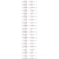 Schmuckstein-Bordüren, selbstklebend, facettiert, irisierend, 29cm, Rauten, weiß