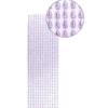 Schmuckstein-Bordüren, selbstklebend, facettiert, irisierend, Tropfen 5mm x 8 mm, 29cm, violett