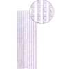 Schmuckstein-Bordüren, selbstklebend, facettiert, irisierend, Quadrate 6 x 6 mm, 29 cm, violett