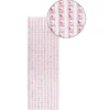 Schmuckstein-Bordüren, selbstklebend, facettiert, irisierend, Quadrate 6mm x 6mm, 29cm, rosa