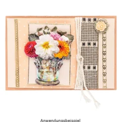 Schmuckstein-Bordüren Vielfalt, selbstklebend, 10 verschiedene Designs, 10 Bogen