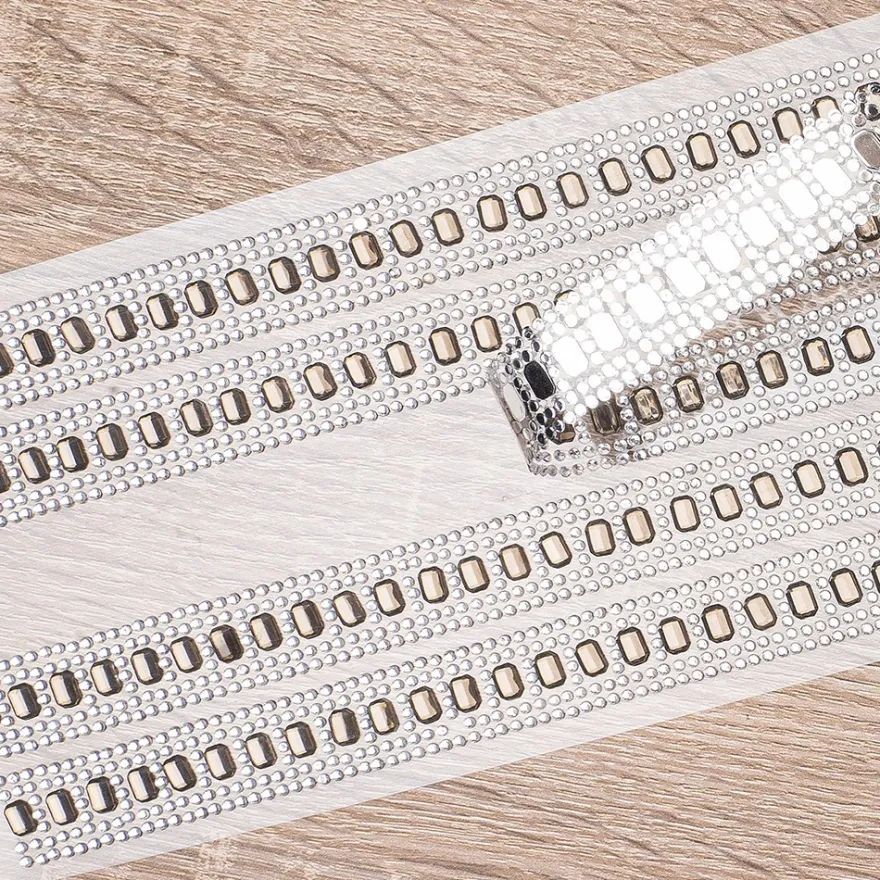 Schmuckstein-Bordüren Vielfalt, selbstklebend, 10 verschiedene Designs, 10 Bogen