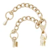 Schmuck-Verschluss (Quetsch-Verschl.), goldfarben