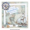 Selbstklebende Stoffe, Maritim 2, DIN A4, verschiedene Designs, 10 Stück