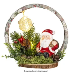 Selbstklebende Stoffe, Weihnachtsfloristik 1, DIN A4, verschiedene Designs, 10 Stück