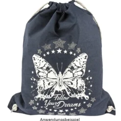 Siebdruckschablone Schmetterling, 32,5cm x 22,5cm, selbstklebend, inkl. Rakel