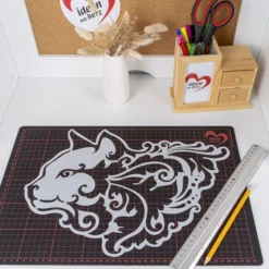 Silhouetten-Laser-Schablone, 29cm x 39cm, Katze