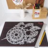 Silhouetten-Laser-Schablone, 41,1cm x 27,9cm, Traumfänger XL