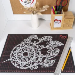 Silhouetten-Laser-Schablone, 41,1cm x 27,9cm, Traumfänger XL