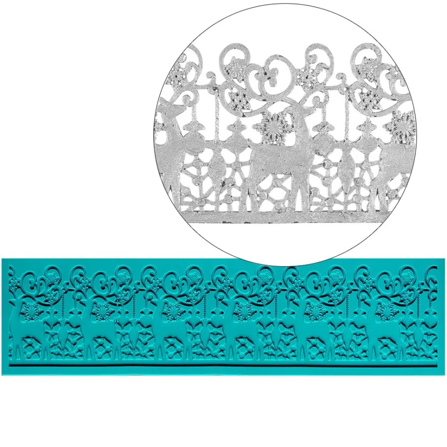 Silikon-Dekormatte, Design 17, 25,9cm x 7cm x 0,3cm