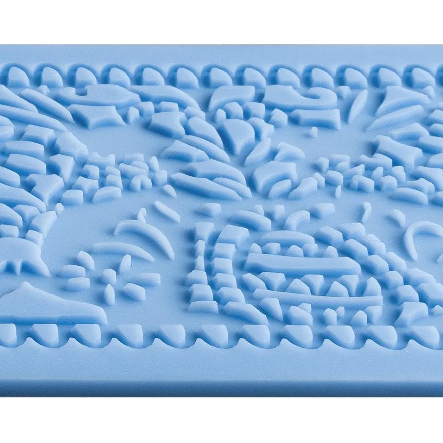 Silikon-Dekormatte, Design 11, 39cm x 7cm x 0,2cm