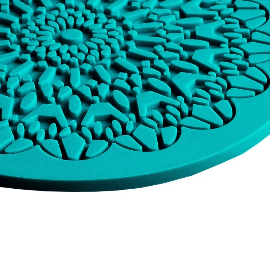 Silikon-Dekormatte, Design 13, Ø 9,9cm x 0,3cm