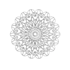 Silikon-Dekormatte, Design 13, Ø 9,9cm x 0,3cm