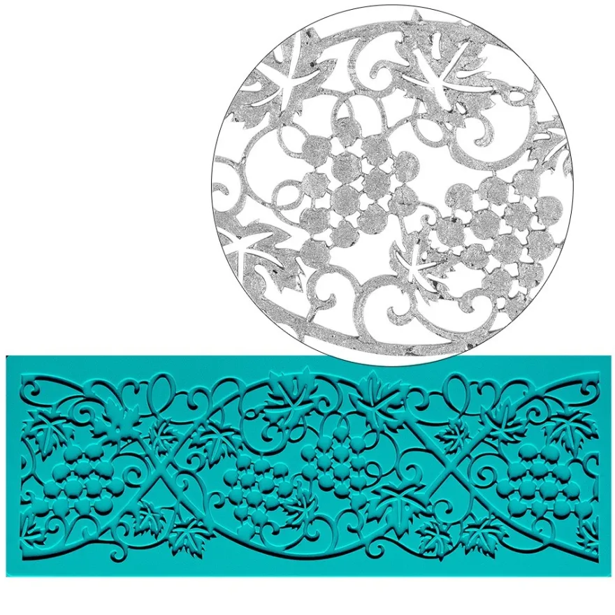 Silikon-Dekormatte, Design 19, 18,7cm x 6,9cm x 0,3cm