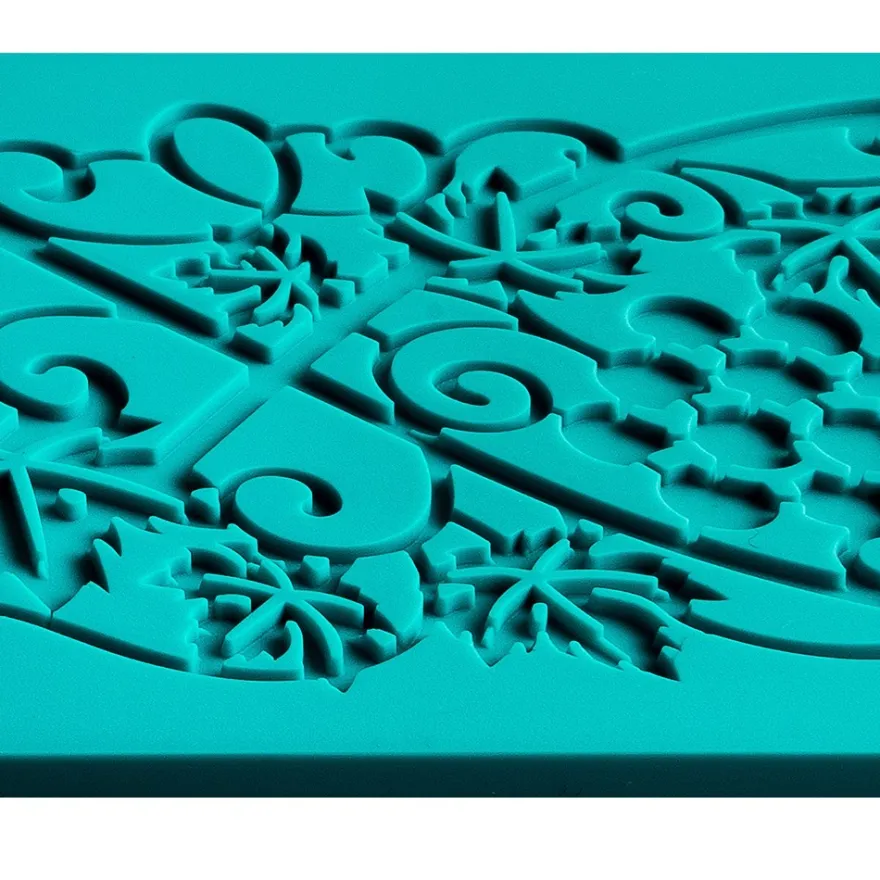Silikon-Dekormatte, Design 19, 18,7cm x 6,9cm x 0,3cm