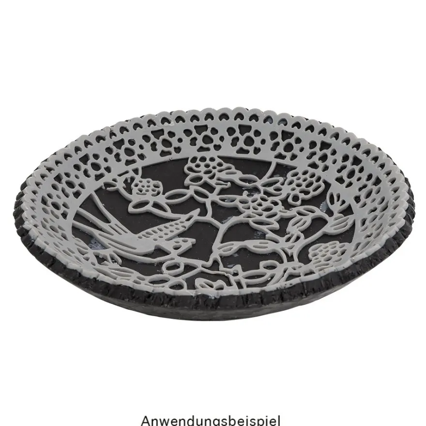 Silikon-Dekormatte, Design 25, Ø 12,7cm x 0,3cm