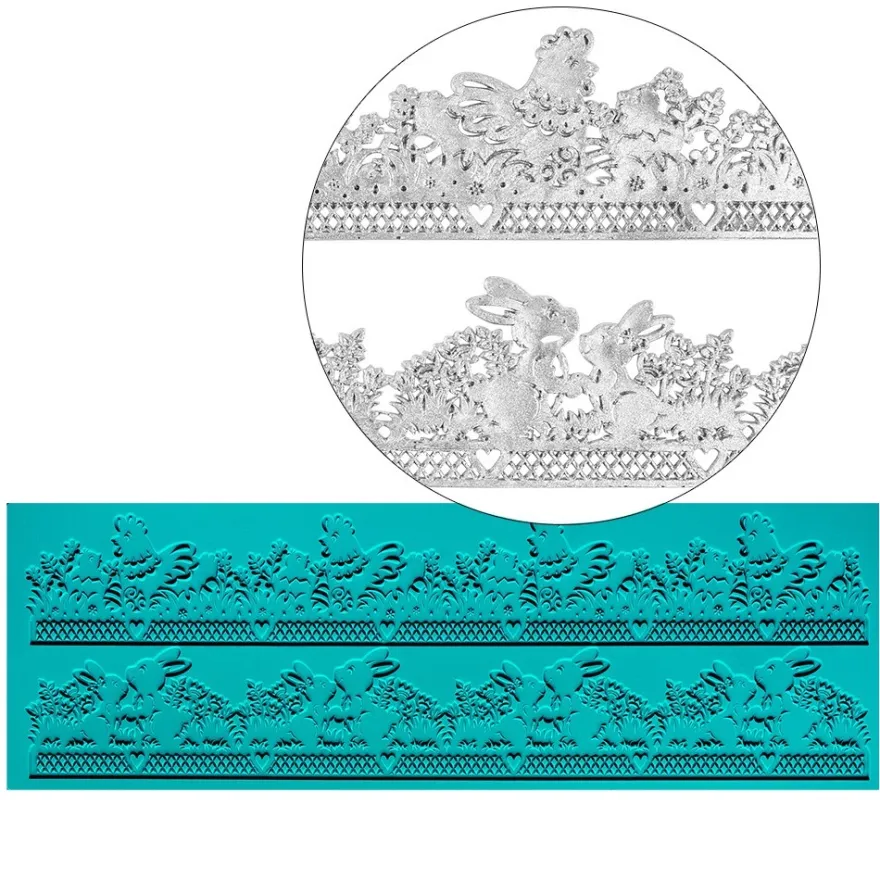 Silikon-Dekormatte, Design 43, 29,9cm x 9,9cm x 0,2cm