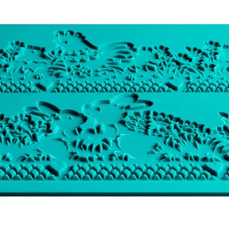 Silikon-Dekormatte, Design 43, 29,9cm x 9,9cm x 0,2cm