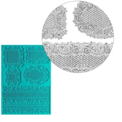 Silikon-Dekormatte, Design 39, 21cm x 15cm x 0,2cm