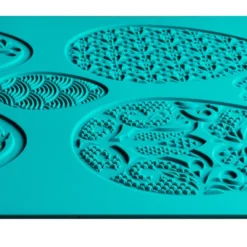 Silikon-Dekormatte, Design 33, 21cm x 15cm x 0,2cm