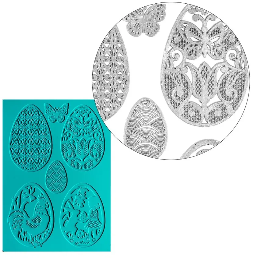 Silikon-Dekormatte, Design 33, 21cm x 15cm x 0,2cm