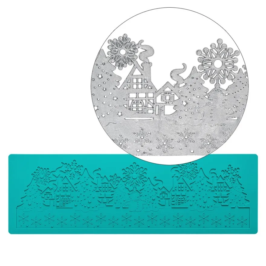 Silikon-Dekormatte, Design 59, 30cm x 10cm x 0,2cm